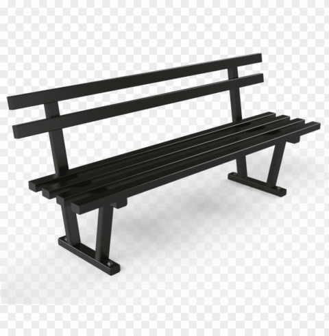 Park Bench HighResolution Isolated PNG Image