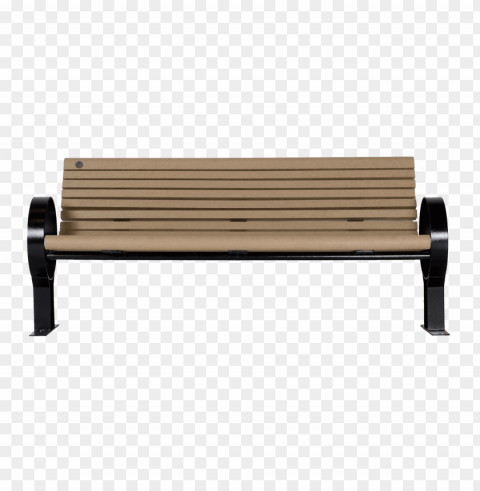 Park Bench Isolated Artwork On Clear Background PNG