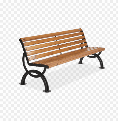 park bench Isolated Element in Clear Transparent PNG