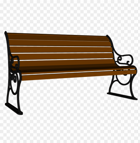 Park Bench Transparent PNG Object Isolation