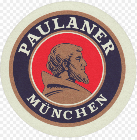 paulaner beer coaster Isolated Subject on HighQuality Transparent PNG