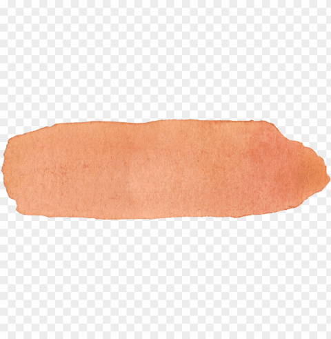 peach watercolor brush stroke HighQuality Transparent PNG Isolated Object