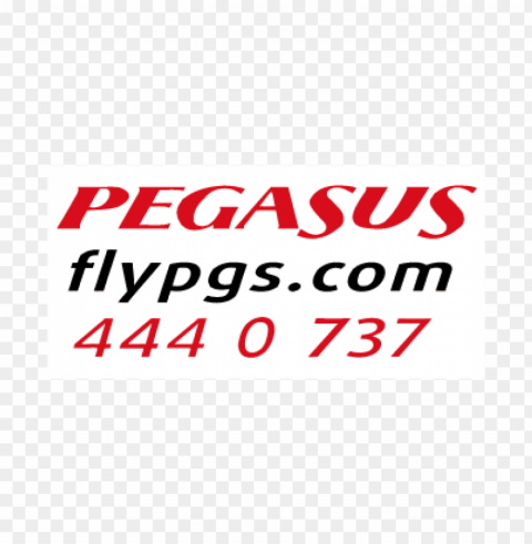pegasus airlines vector logo free Transparent Cutout PNG Graphic Isolation