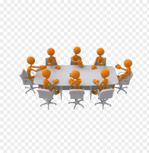 people in a meeting PNG Image with Isolated Artwork