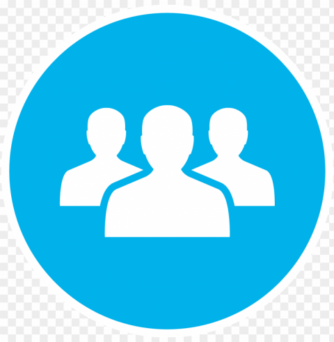 people- - people icon blue Isolated Graphic in Transparent PNG Format