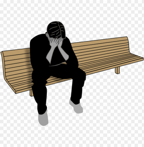 people sitting on bench PNG clipart