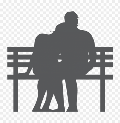 people sitting on bench PNG clip art transparent background