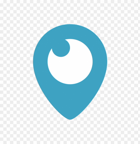 periscope logo wihout background Isolated Item in Transparent PNG Format