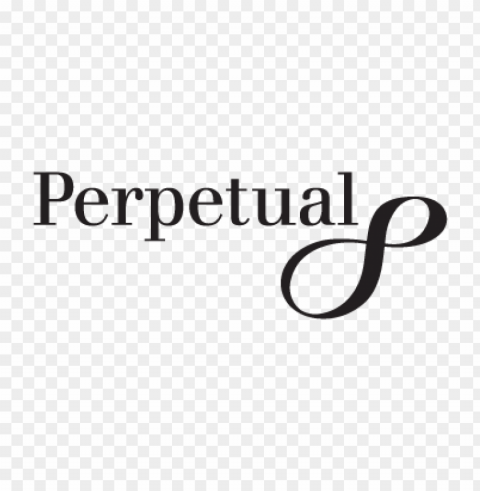 perpetual vector logo Isolated Artwork on Clear Background PNG