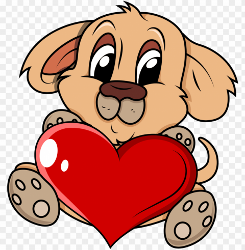 perrito con un corazon para dibujar Isolated PNG Object with Clear Background PNG transparent with Clear Background ID 1887bfbc