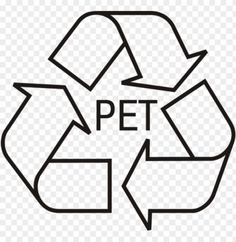 pet recycling symbol PNG images with transparent space
