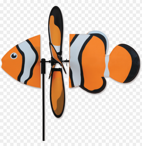 petite clownfish spinner - premier kites & designs dog wind spinner pug PNG photo with transparency