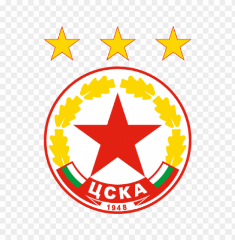 pfc cska sofia vector logo Clear Background PNG Isolated Design