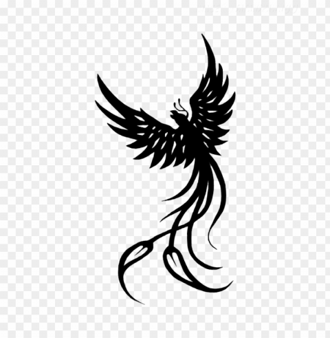 phoenix tattoo up PNG images for advertising