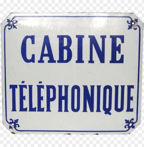 phone booth enamel advertising Transparent image