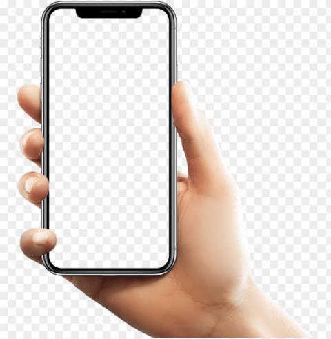 Phone In Hand- Snapchat On Iphone X Clear Image PNG