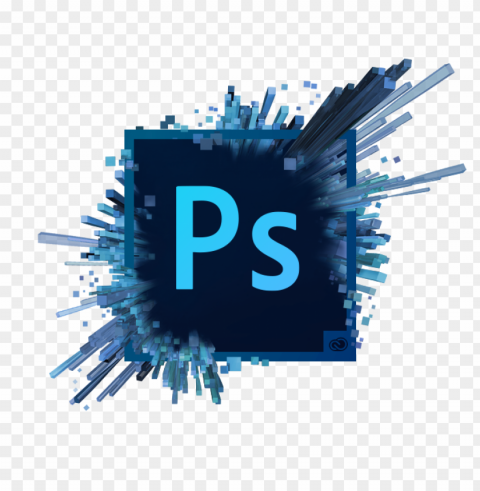 photoshop logo no Isolated Object with Transparent Background PNG