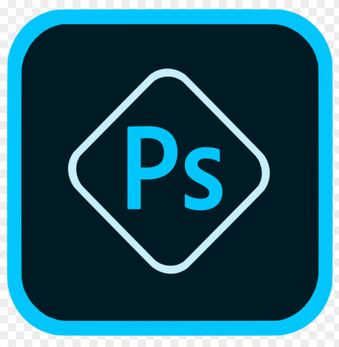 photoshop logo Isolated Object with Transparency in PNG