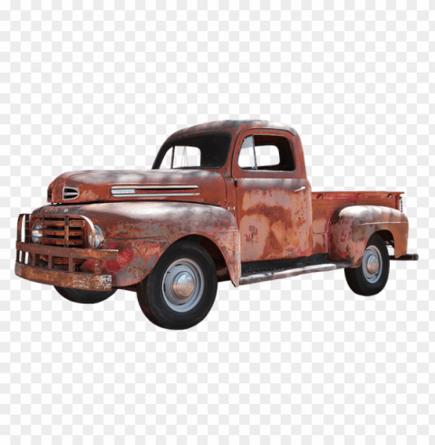 pick up truck Isolated Artwork with Clear Background in PNG