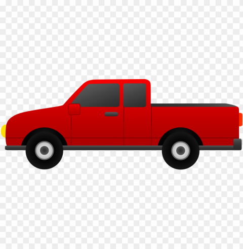 Pick Up Truck Isolated Character In Clear Background PNG