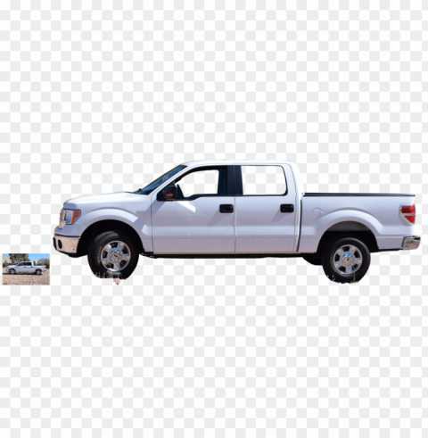 pick up truck Isolated Character in Transparent PNG