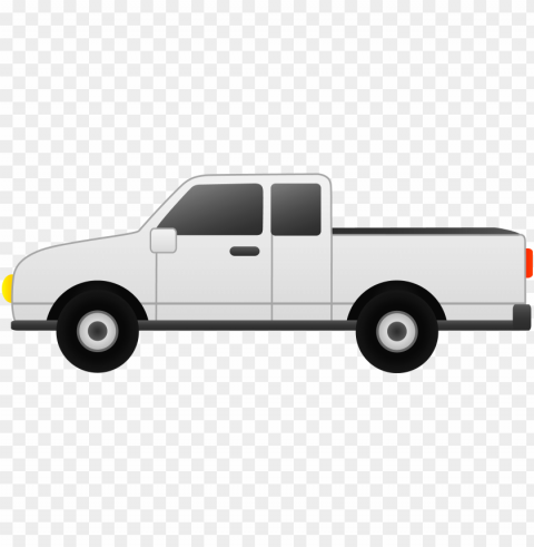 pick up truck Isolated Character in Transparent PNG Format