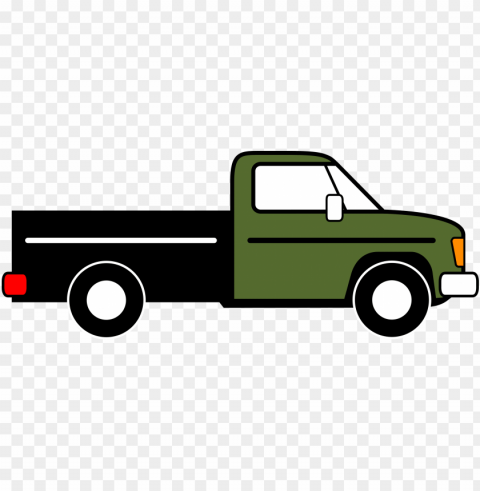 pick up truck Isolated Character on HighResolution PNG