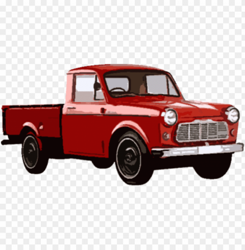 pick up truck Isolated Design Element in HighQuality Transparent PNG