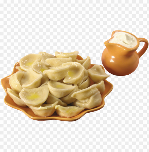 pierogi vareniki food Isolated Design Element on Transparent PNG