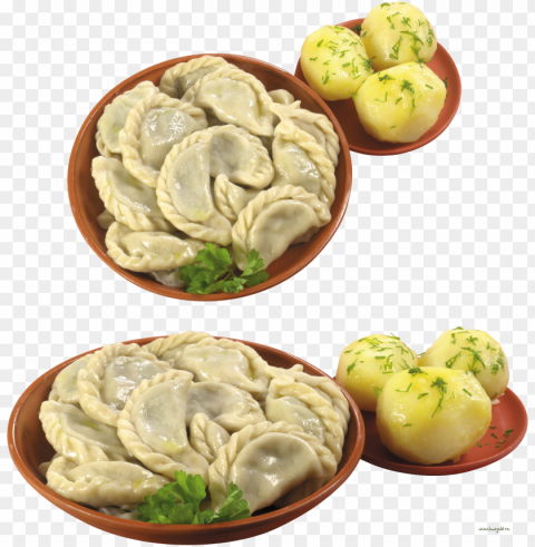 pierogi vareniki food image Isolated Character with Transparent Background PNG