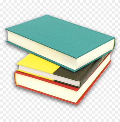 pile of 3 books PNG for web design