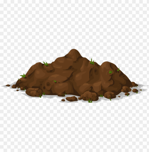 pile of dirt Isolated Graphic on HighResolution Transparent PNG