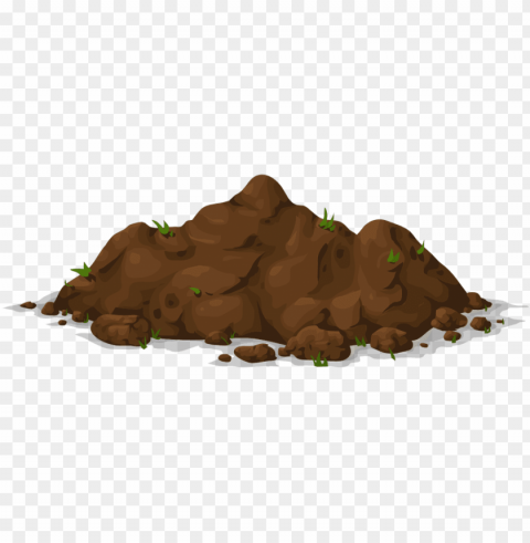 Pile Of Dirt Isolated Graphic On HighResolution Transparent PNG