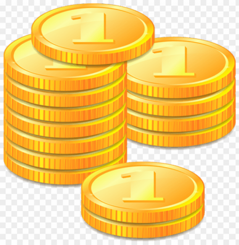 pile of gold High-resolution transparent PNG files