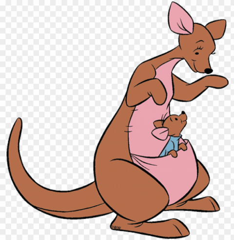 pin free animated mothers day- winnie the pooh kanga and roo PNG graphics for presentations