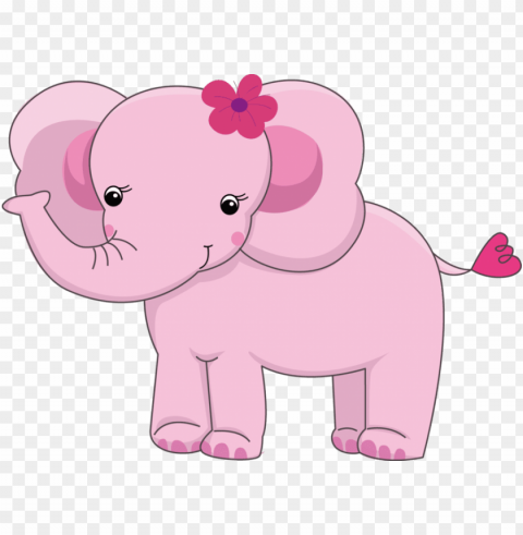 pink animals Clear Background PNG Isolated Graphic