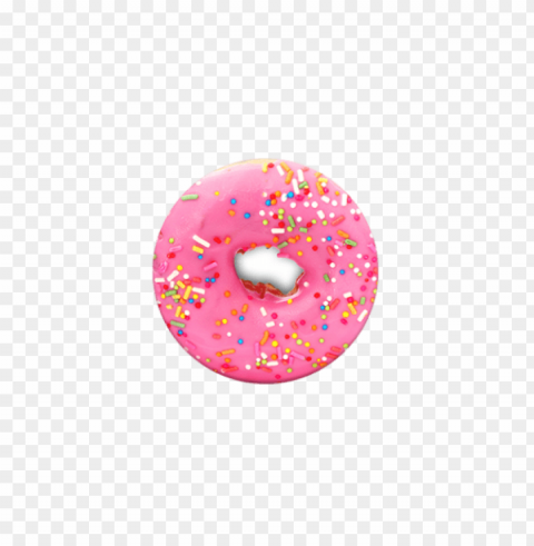 pink donut PNG graphics