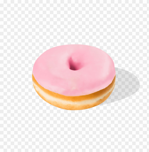 pink donut PNG graphics with alpha transparency broad collection