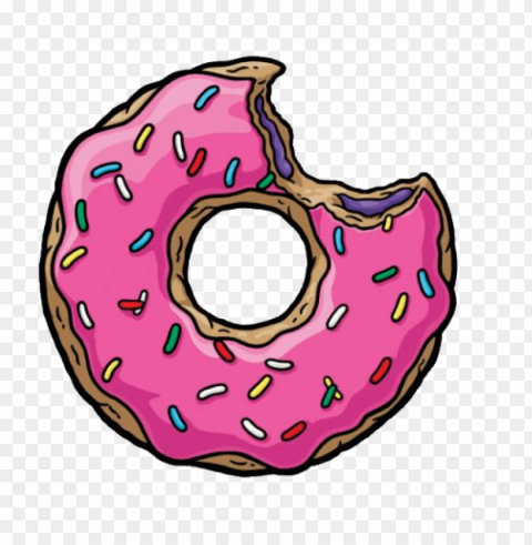 pink donut PNG graphics with clear alpha channel