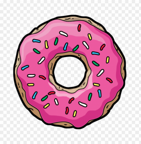 Pink Donut PNG Images With No Background Free Download