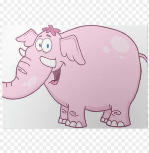 pink elephant cartoon name HighQuality Transparent PNG Element