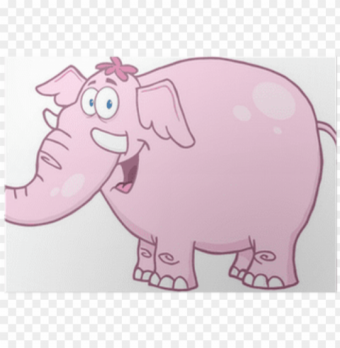 Pink Elephant Cartoon Name HighQuality Transparent PNG Element