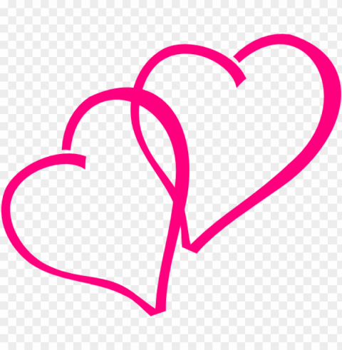Pink Hearts PNG Transparent Design Diverse Assortment