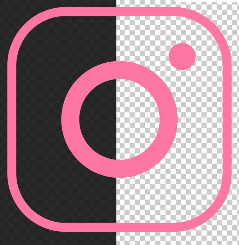 pink ig logo PNG high quality