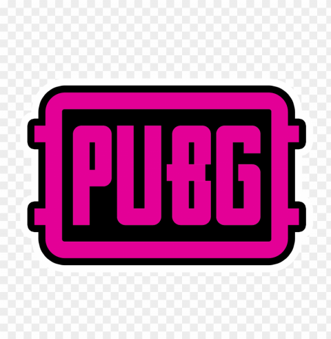 pink pubg logo stickers PNG images with no watermark PNG transparent with Clear Background ID 55ba55a8