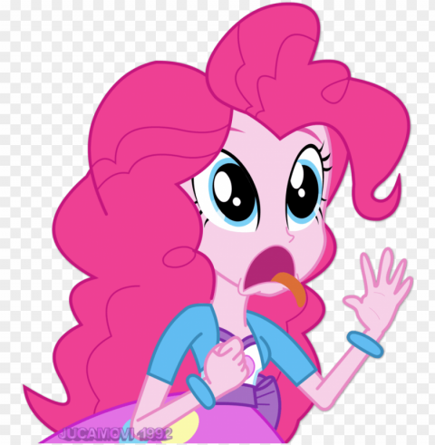 pinkie pie funny face PNG images with transparent elements pack