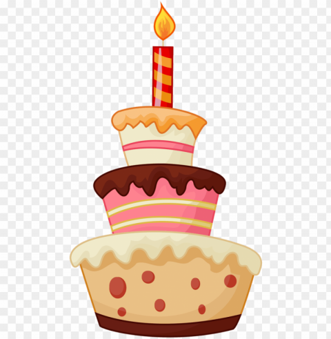 pinterest album - birthday cake vector PNG with Isolated Transparency