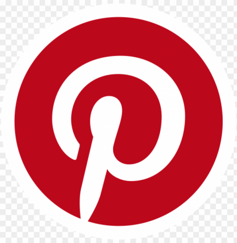 pinterest logo Transparent PNG Isolated Object with Detail