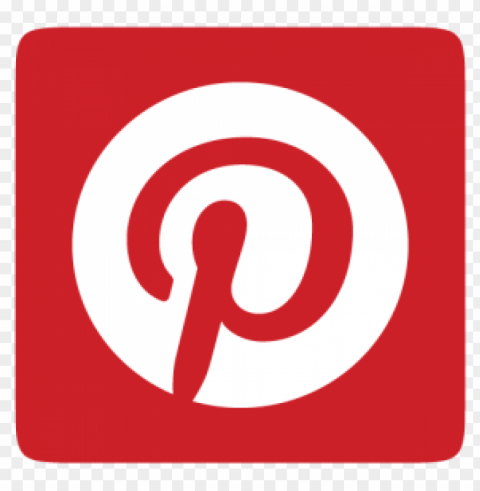 pinterest logo design PNG Image with Transparent Isolation