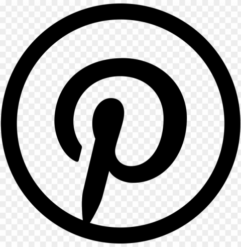 pinterest logo transparent PNG images with clear cutout